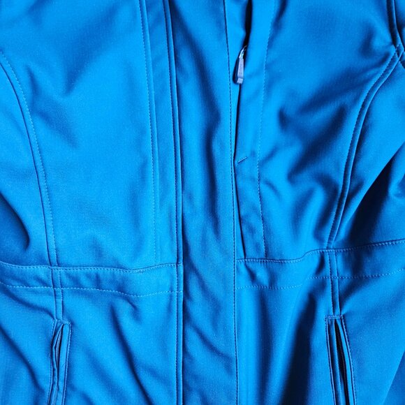 Sherpa Outdoor Switzerland blue women's fleece lined rain jacket size small - Picture 9 of 12